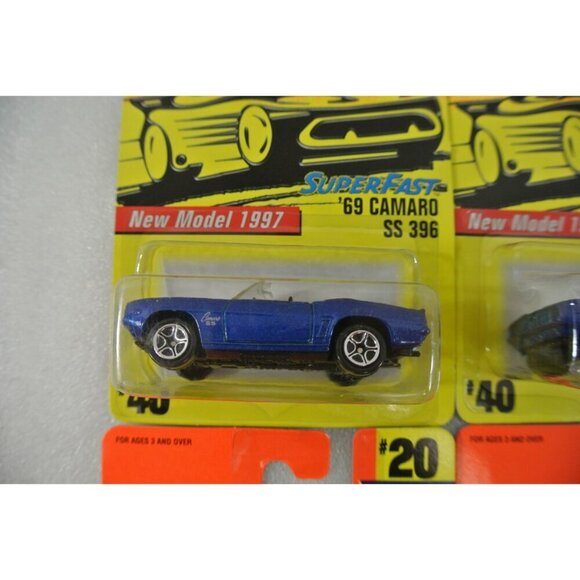 Matchbox Superfast '69 Camaro SS 396 Firebird Formula 1997 Lot of 6 #40 #20 MOC - Picture 2 of 9